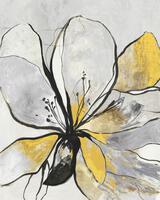 Asia Jensen Outlined Floral Ii Yellow Version