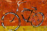 Daryl Thetford Gold And Orange Bike