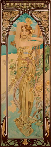 Alfons Mucha Der Tagesschein