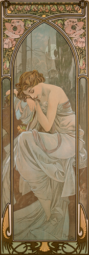 Alfons Mucha Nachtruhe