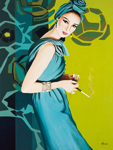 Anne Bernard Femme Cigarette