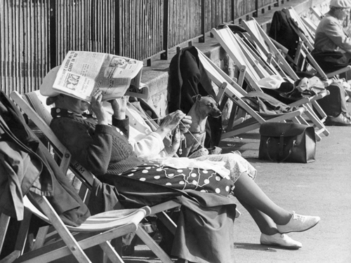 Anonym Deckchairs In The Sun