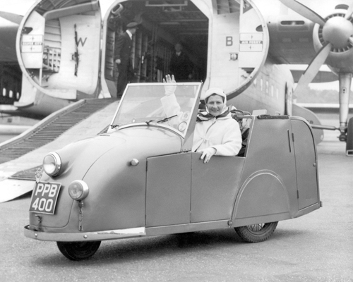 Anonym Invalid Tricyle Car 1954