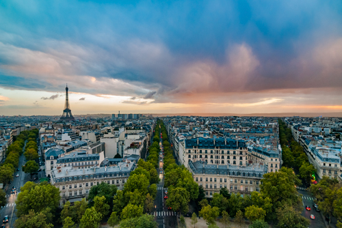 Arnaud Bertrande Vue Sur Paris Depuis L Arc De Triomphe