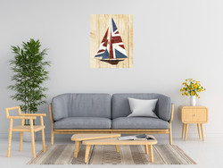 Avery Tillmon British Flag Sailboat