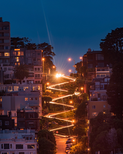 Bruce Getty Lombard Street