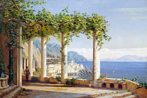 Carl Frederic Aagaard Amalfi Del Convento Die Capuccini