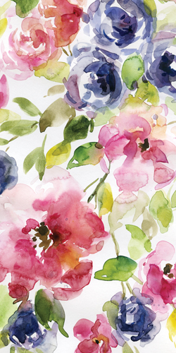 Carol Robinson Watercolor Cascade I