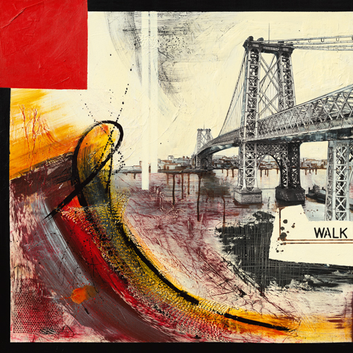 Caroline Laffargue Walk Over East River I