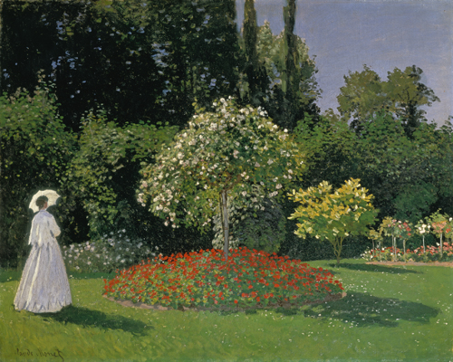 Claude Monet Dame Im Garten 1867