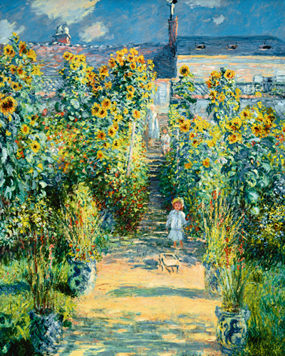 Claude Monet Der Garten Des Kunstlers In Vetheuil