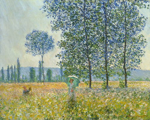 Claude Monet Felder Im Fruhling