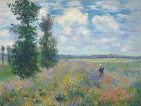 Claude Monet Les Coquelicots Dintorni Di Argenteuil