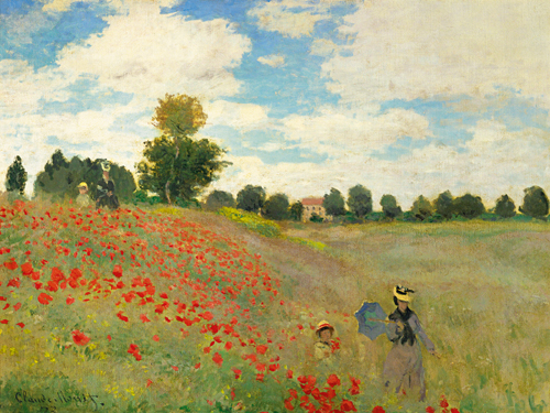Claude Monet Mohnfeld Bei Argenteuil