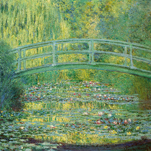 Claude Monet Seerosenteich Und Japanische Brucke