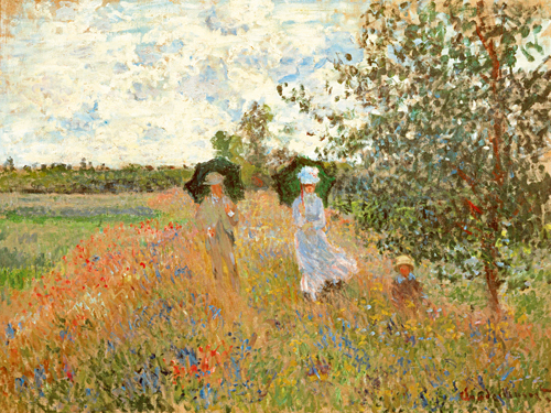 Claude Monet Spaziergang Bei Argenteuil