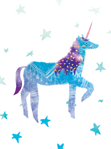 Crystal Smith Prancing Unicorn