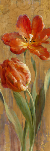 Danhui Nai Parrot Tulips On Gold Ii