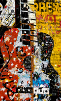 Daryl Thetford Graffity Guitar