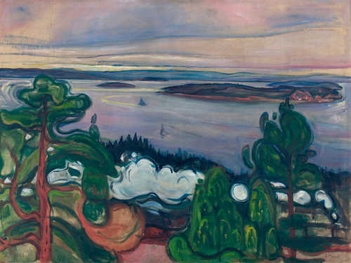 Edvard Munch Train Smoke 1900