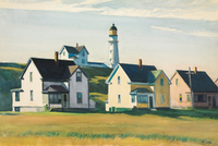 Edward Hopper Lighthouse Village Also Known As Cape E