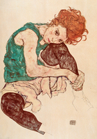 Egon Schiele Sitzende Frau