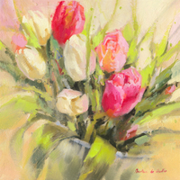 Emmanuelle Mertian De Muller Tulipes En Abondance
