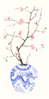 Gabby Malpas Blue Porcelain Cherry Blossom