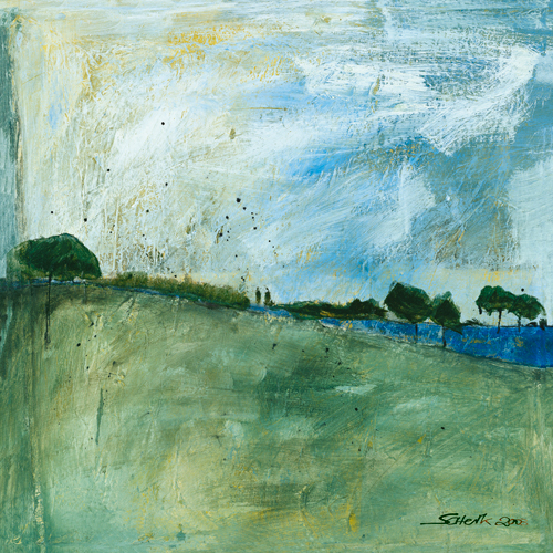 Gabriele Scherk Blue Landscape