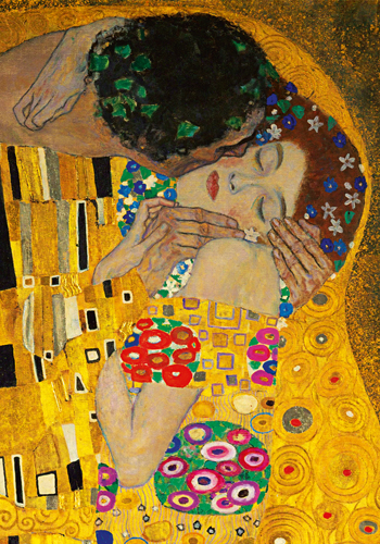 Gustav Klimt Der Kuss Ausschnitt