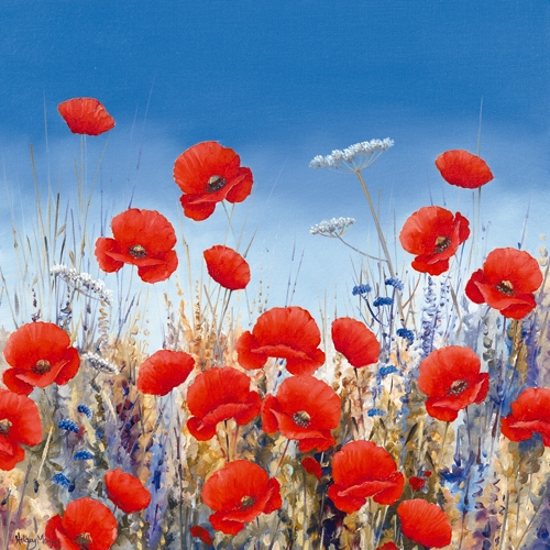 Hilary Mayes Poppy Meadow Ii