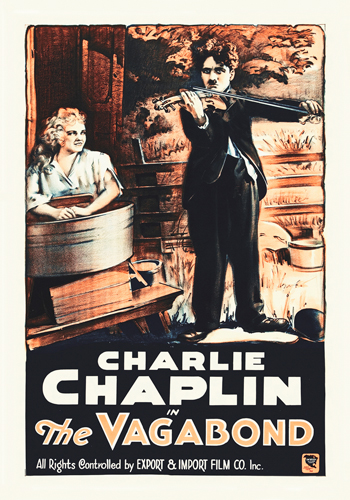 Hollywood Photo Archive Charlie Chaplin French The Vagabond