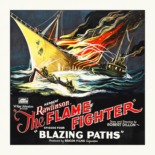 Hollywood Photo Archive Flame Fighter Blazing Paths Herbert