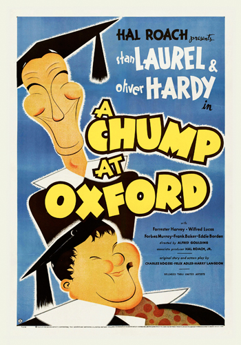 Hollywood Photo Archive Laurel Hardy A Chump At Oxford