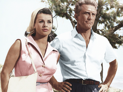 Hollywood Photo Archive Senta Berger With Kirk Douglas