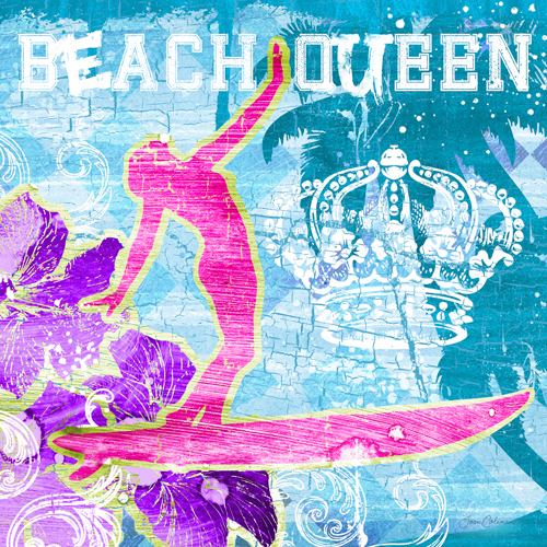 Ink Wonderland Beach Queen