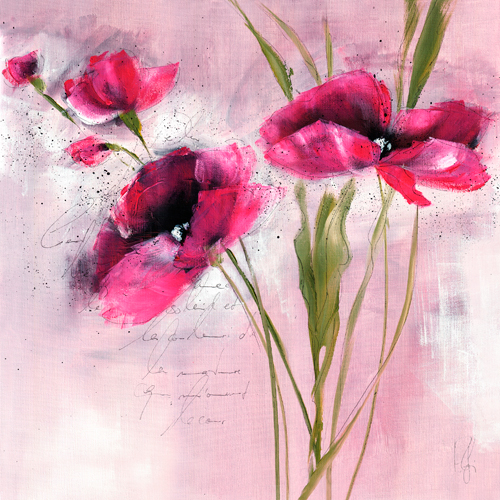 Isabelle Zacher Finet Pink Flower I