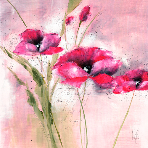 Isabelle Zacher Finet Pink Flower Ii