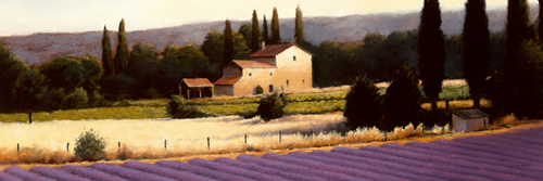 James Wiens Lavender Fields Panel Ii
