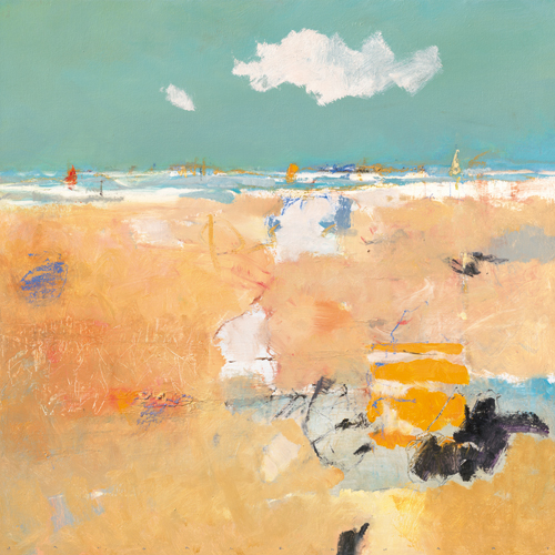 Jan Groenhart Beach With Sails