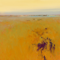 Jan Groenhart Meadow In Warm Colors