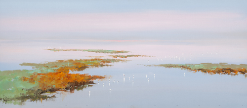 Jan Groenhart Sunset With Birds