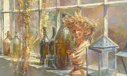 Johan Messely Jeune Fille Au Chapeau De Paille