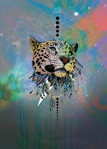 Karin Roberts Cosmic Leopard