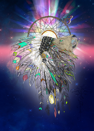 Karin Roberts Cosmic Lion Butterfly