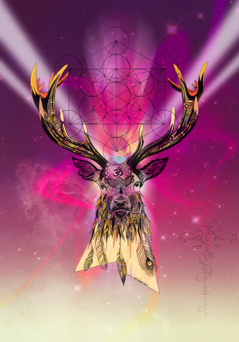 Karin Roberts Cosmic Stag