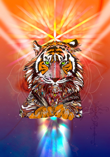 Karin Roberts Cosmic Tiger