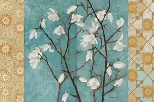 Kathrine Lovell Patterned Magnolia Branch