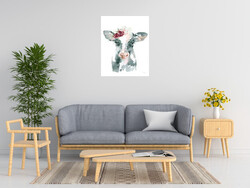 Katrina Pete Floral Cow