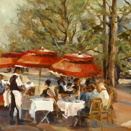 Marilyn Hageman Lunch On The Champs Elysees